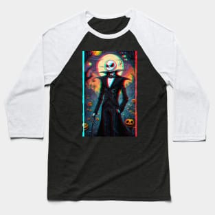 3D Jack Skellington Baseball T-Shirt